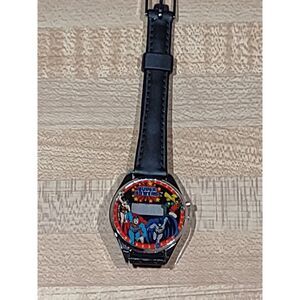 Vintage 1985 DC Comics "Super Powers" Digital Watch Wonder Woman Batman Superman